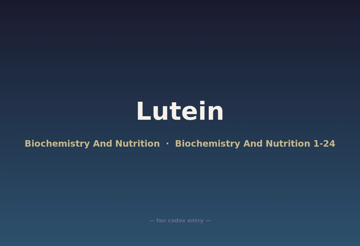 Lutein