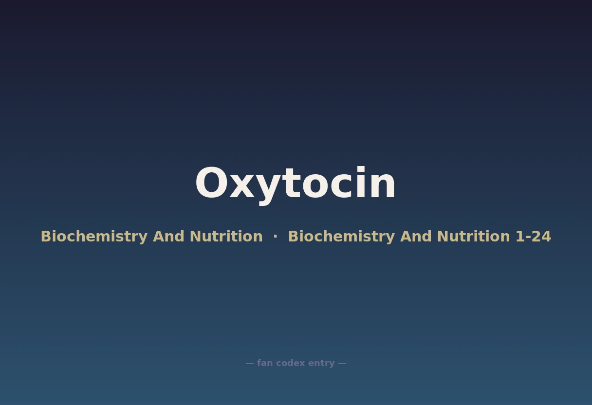 Oxytocin
