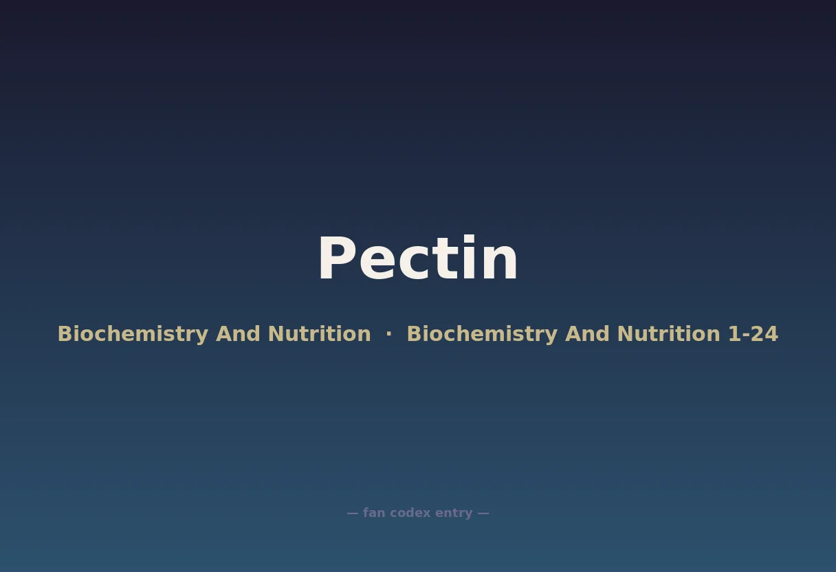 Pectin