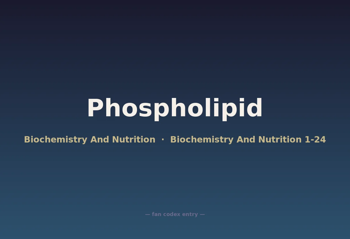 Phospholipid