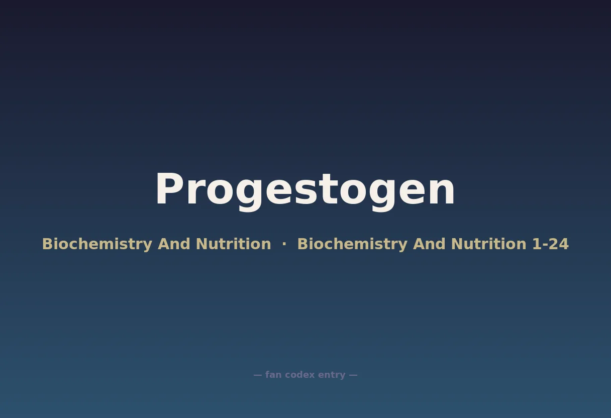 Progestogen