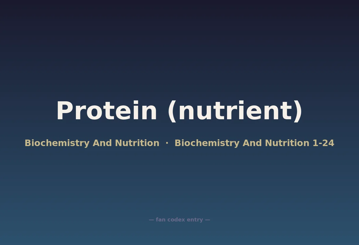 Protein (nutrient)